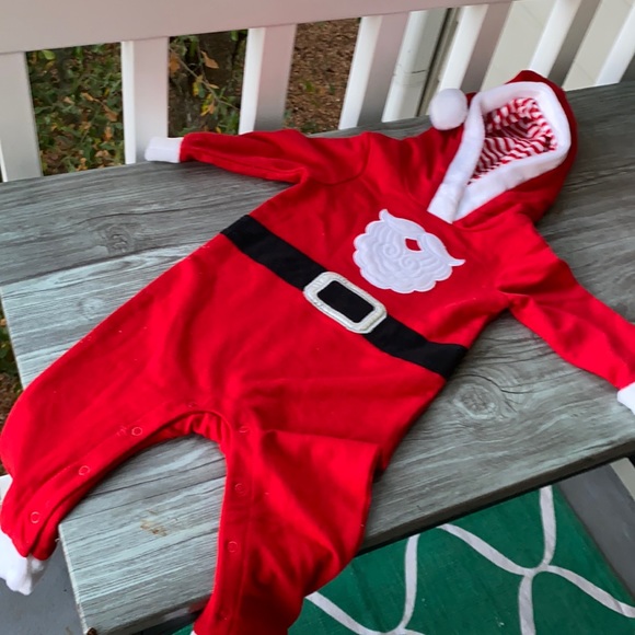 Baby Santa Outfit Onesie 6 - 9 / newborn / 0 - 3 Months Christmas - Picture 8 of 11